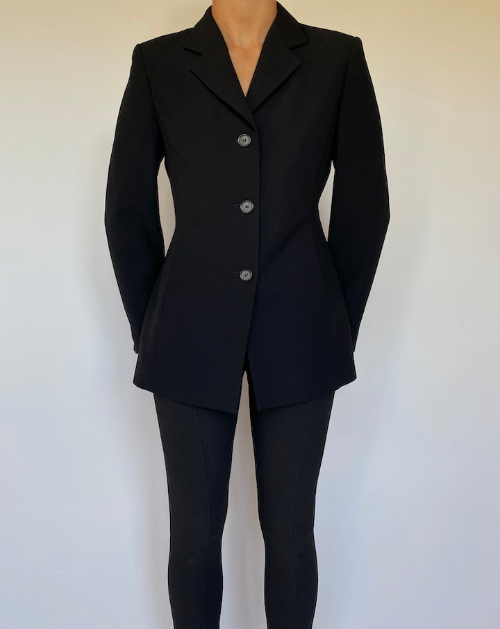 VINTAGE BLACK BLAZER 1555