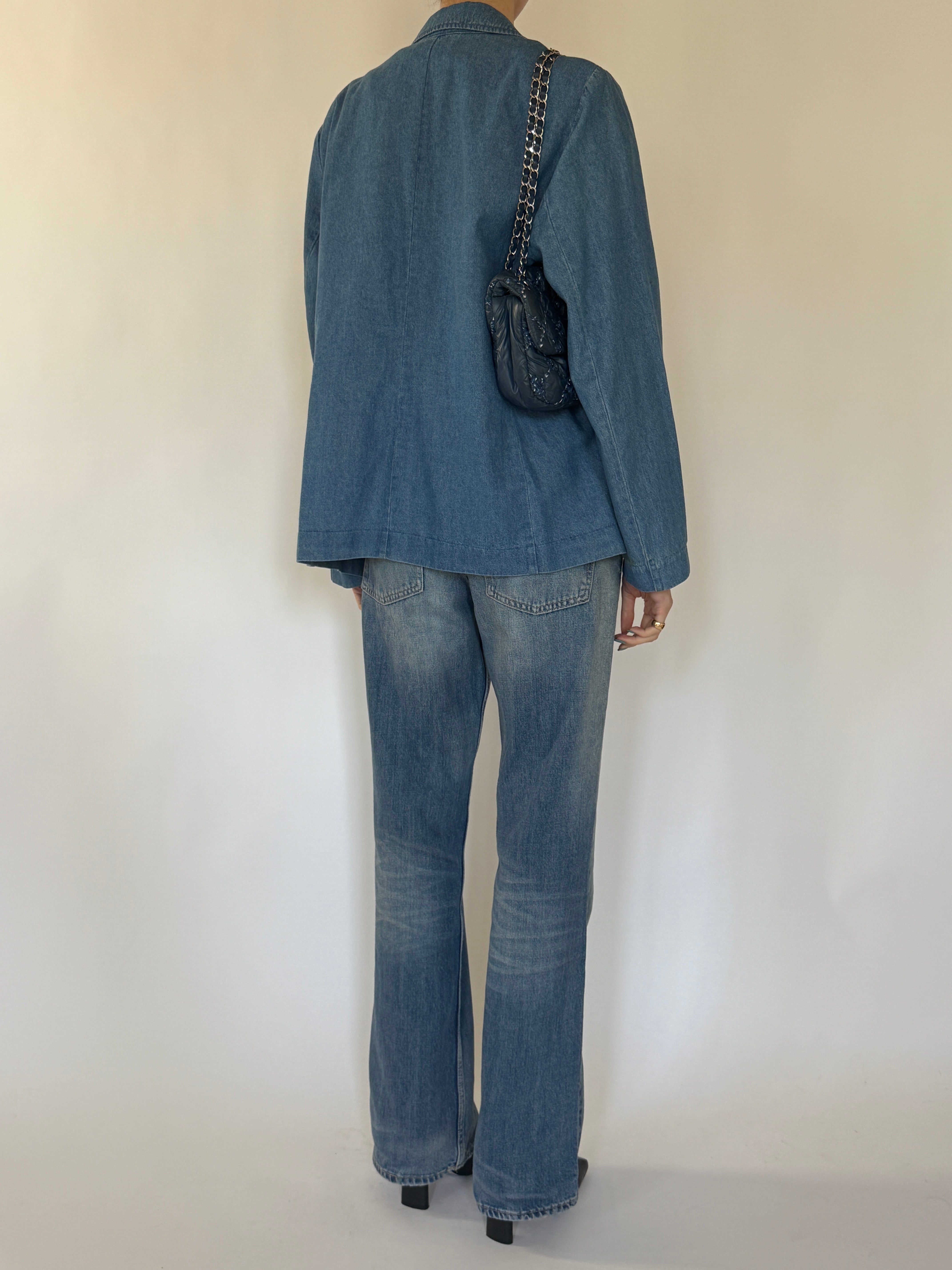 Vintage Denim Blazer Blue 7331