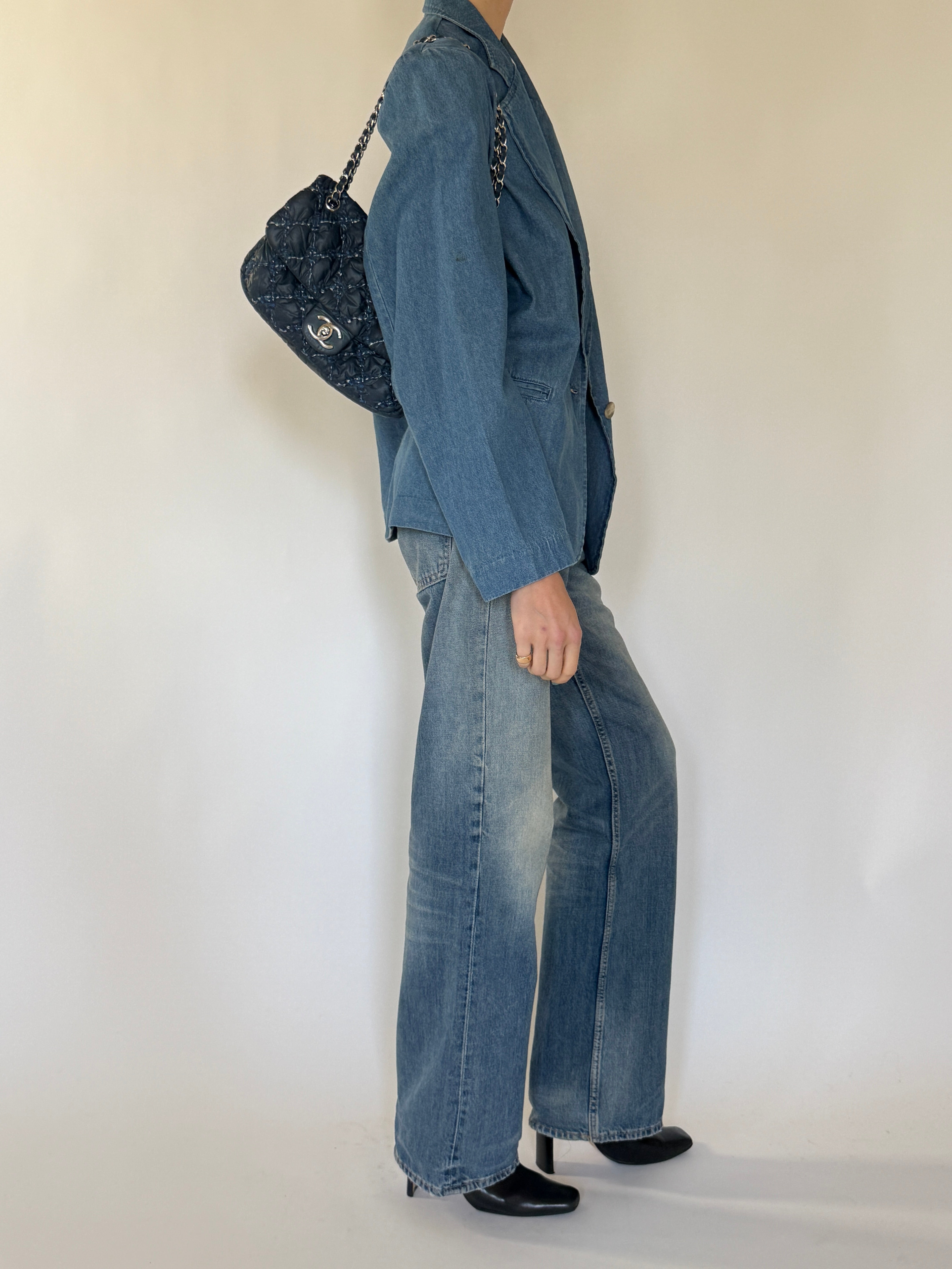 Vintage Denim Blazer Blue 7331