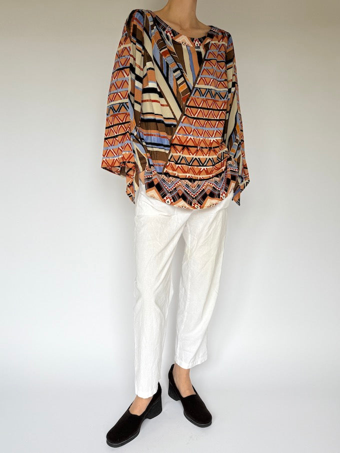 Vintage Boho Inspired Top 6040