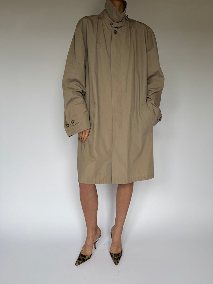 Vintage oversized coat beige 6038