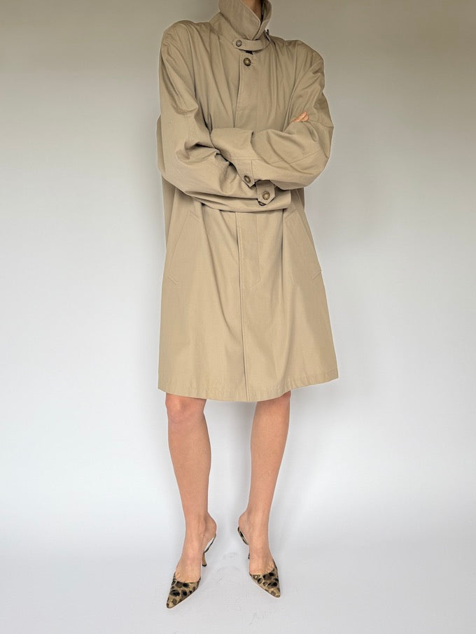 Vintage oversized coat beige 6038