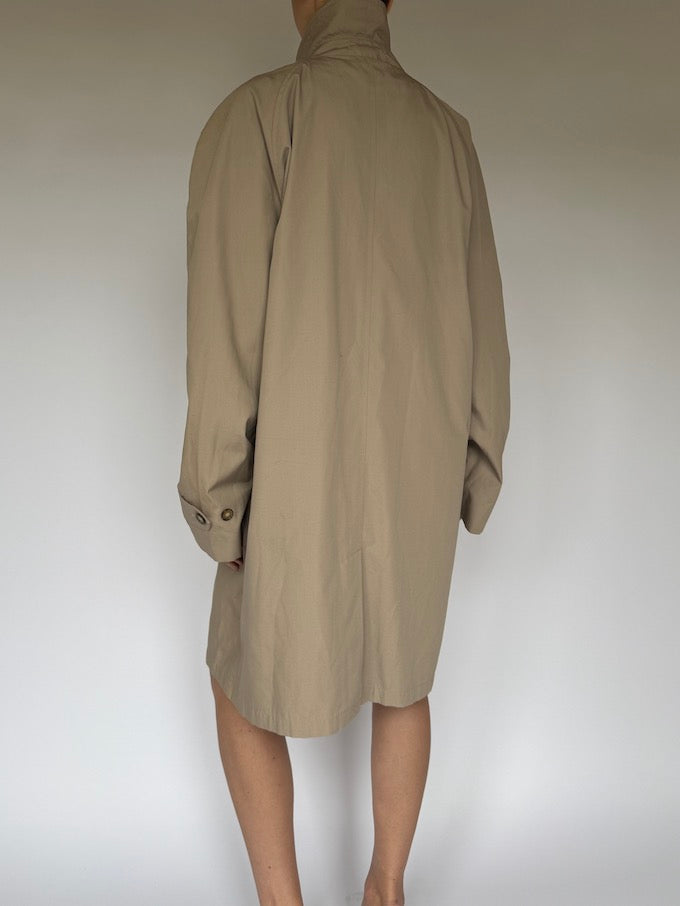 Vintage oversized coat beige 6038