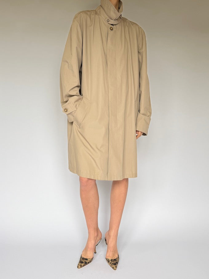 Vintage oversized coat beige 6038