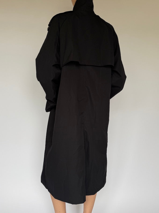 Vintage Oversized Coat Black 6037
