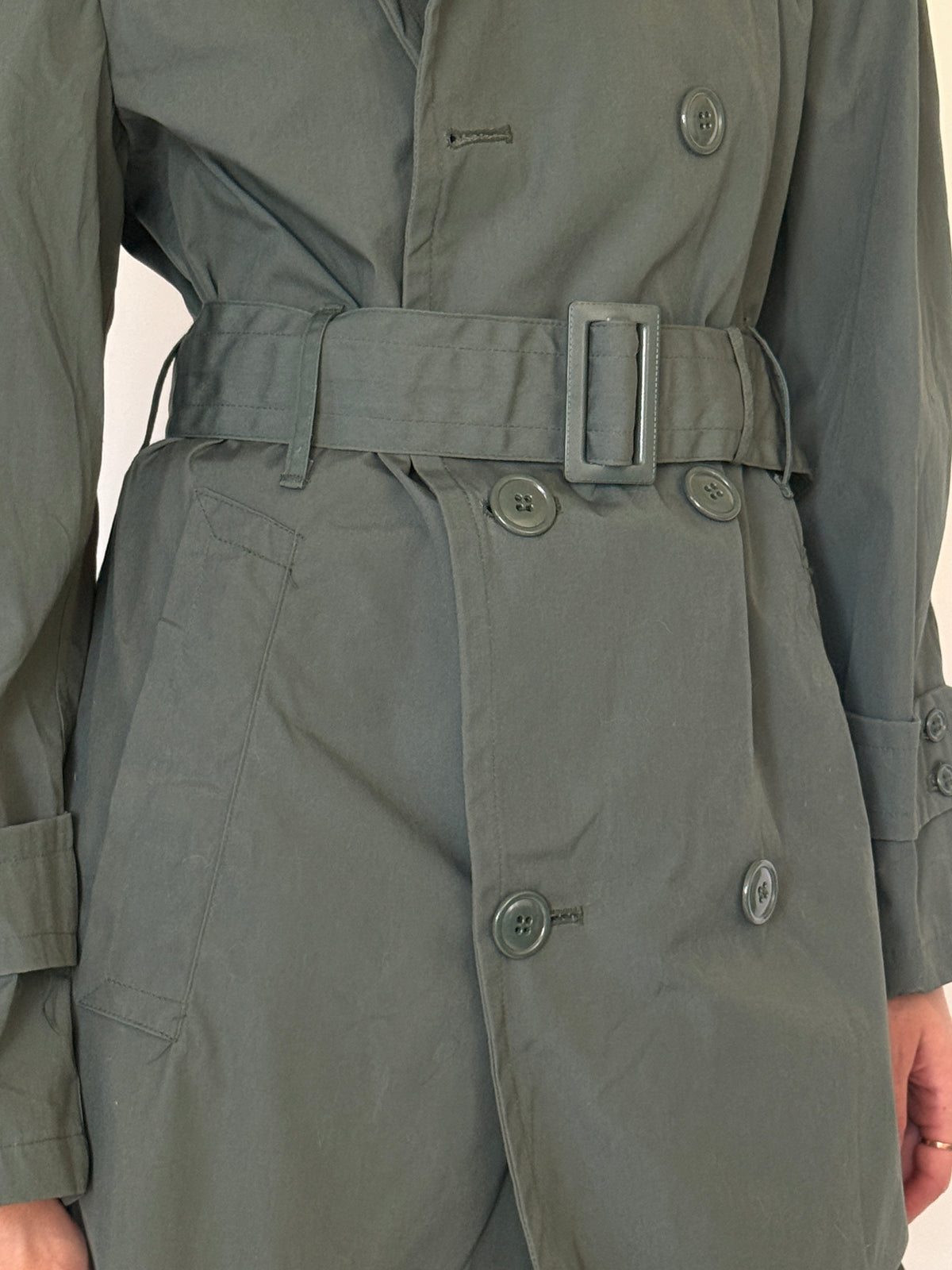 Vintage Trench Coat Green 6165
