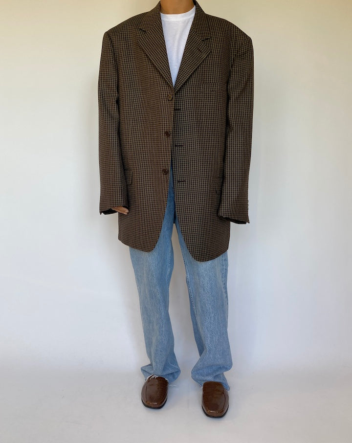 VINTAGE OVERSIZED WOOL BLAZER 1580