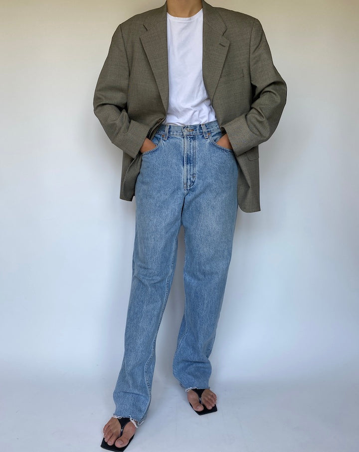 VINTAGE RALPH LAUREN HOUNDSTOOTH BLAZER 3353