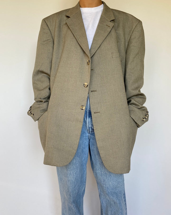 VINTAGE OVERSIZED SINGLE BREASTED BLAZER 1582