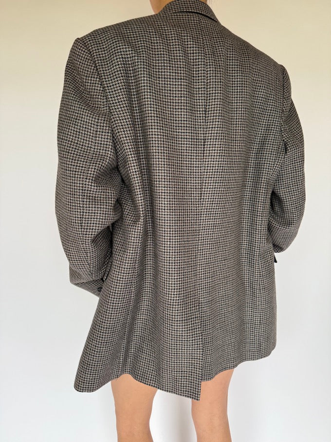 Vintage Houndstooth Blazer 5809