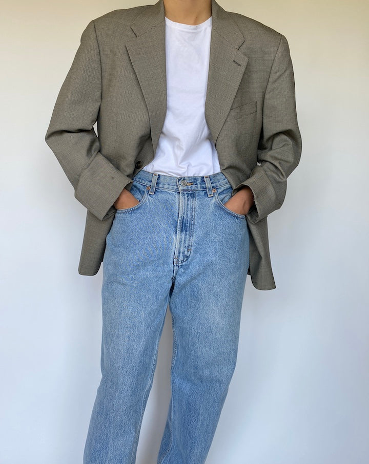 VINTAGE RALPH LAUREN HOUNDSTOOTH BLAZER 3353