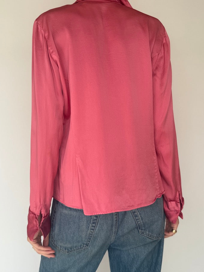 Vintage Blouse Pink 5879