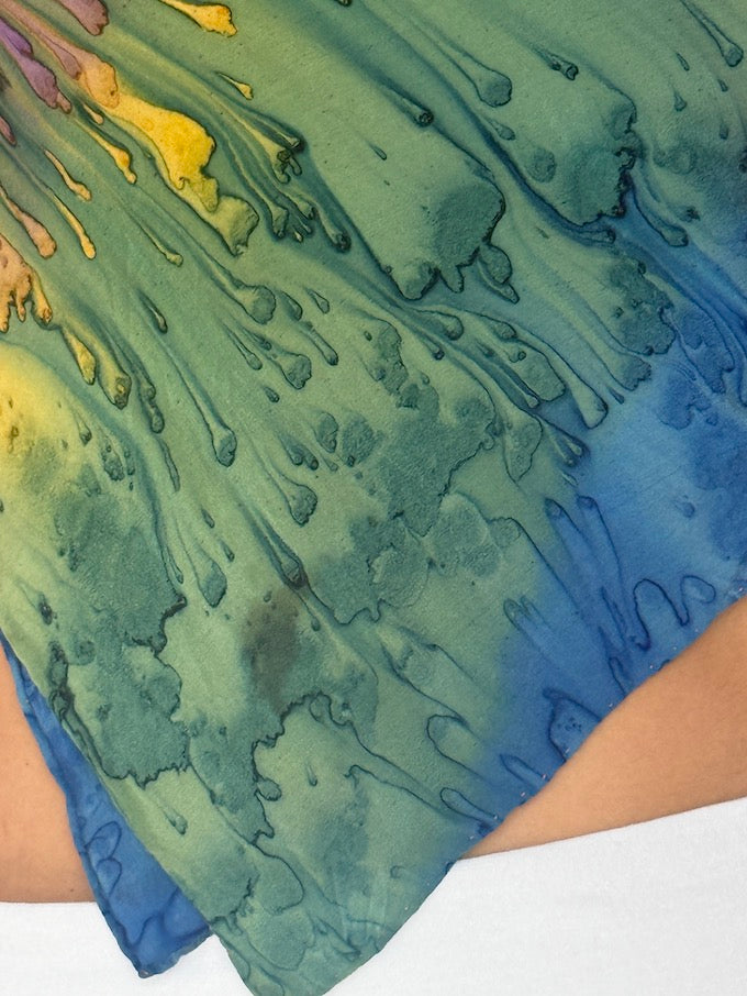 Vintage Mini Tie-Dye Top/Sarong/Scarf 6293
