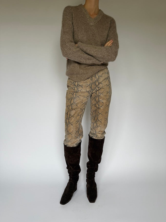 Vintage sweater beige 6062