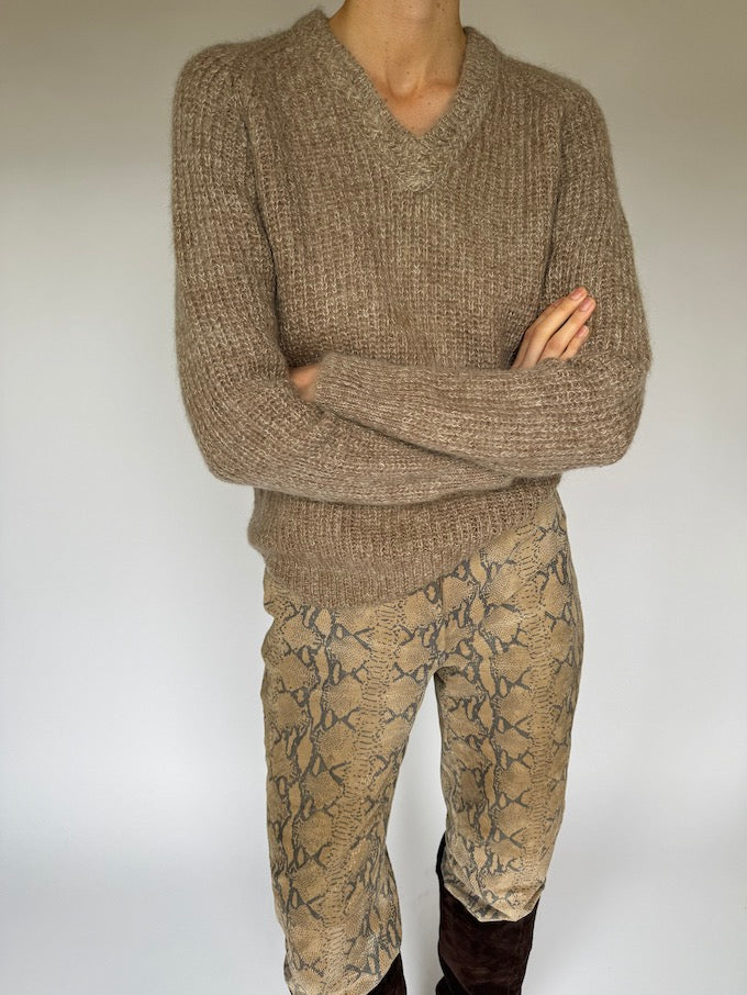 Vintage sweater beige 6062