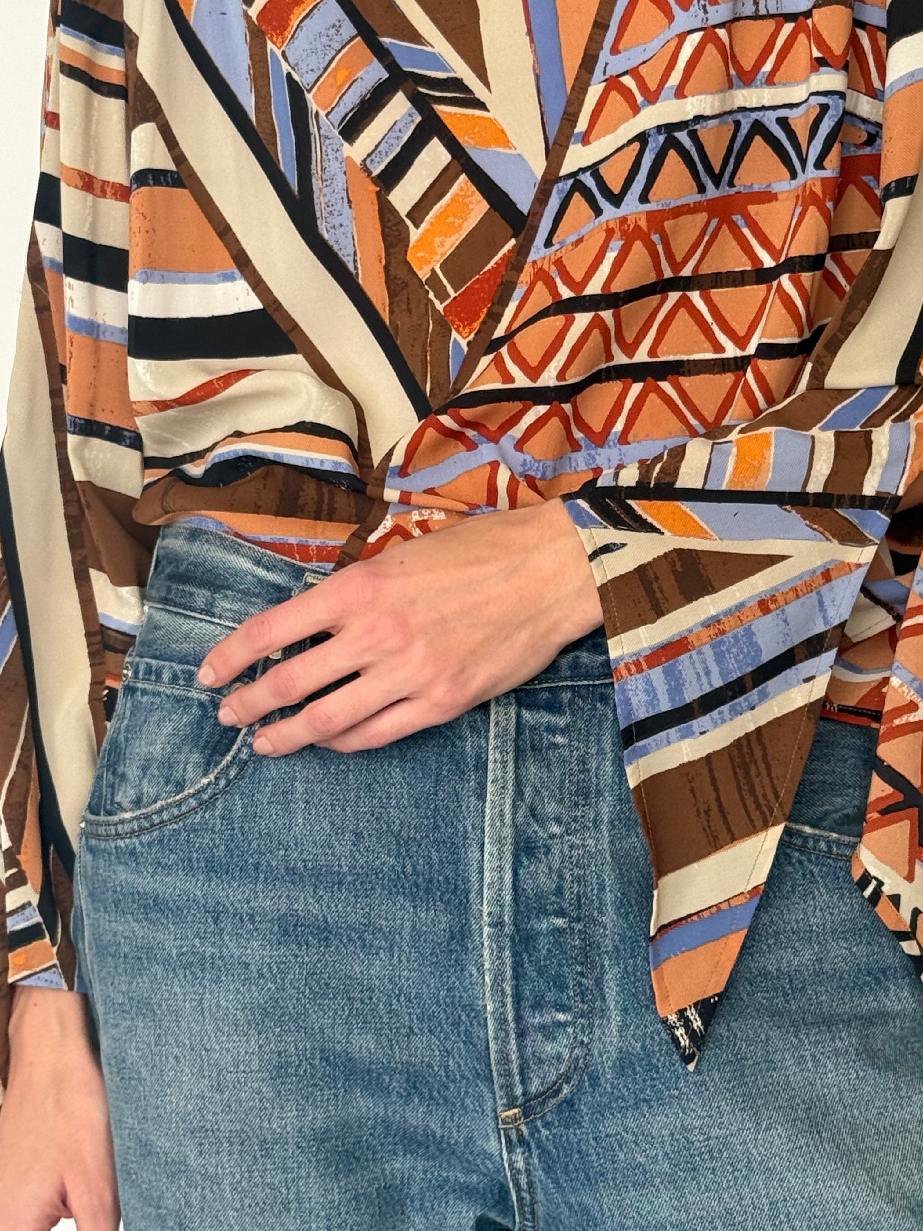 Vintage Boho Inspired Top 6040