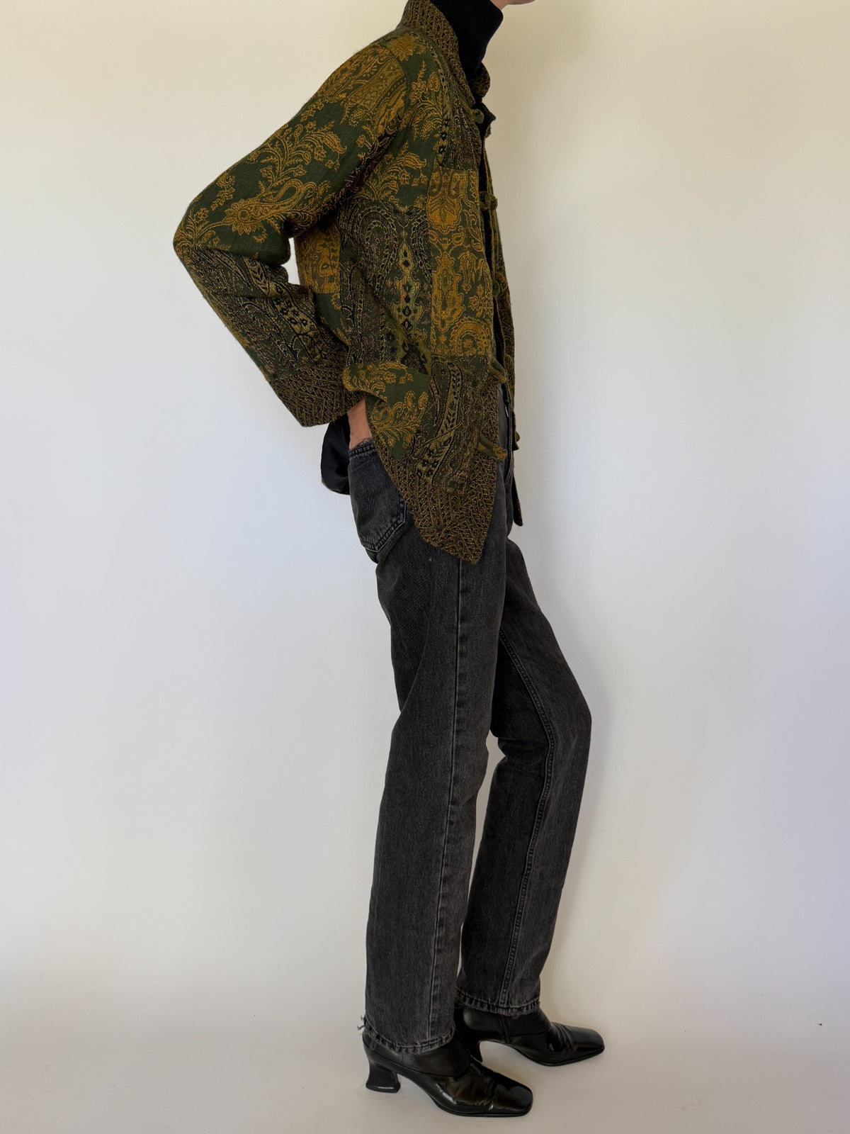 Back patchwork detail