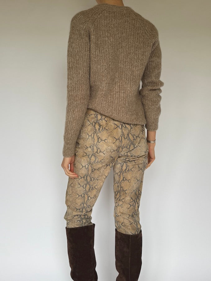 Vintage sweater beige 6062