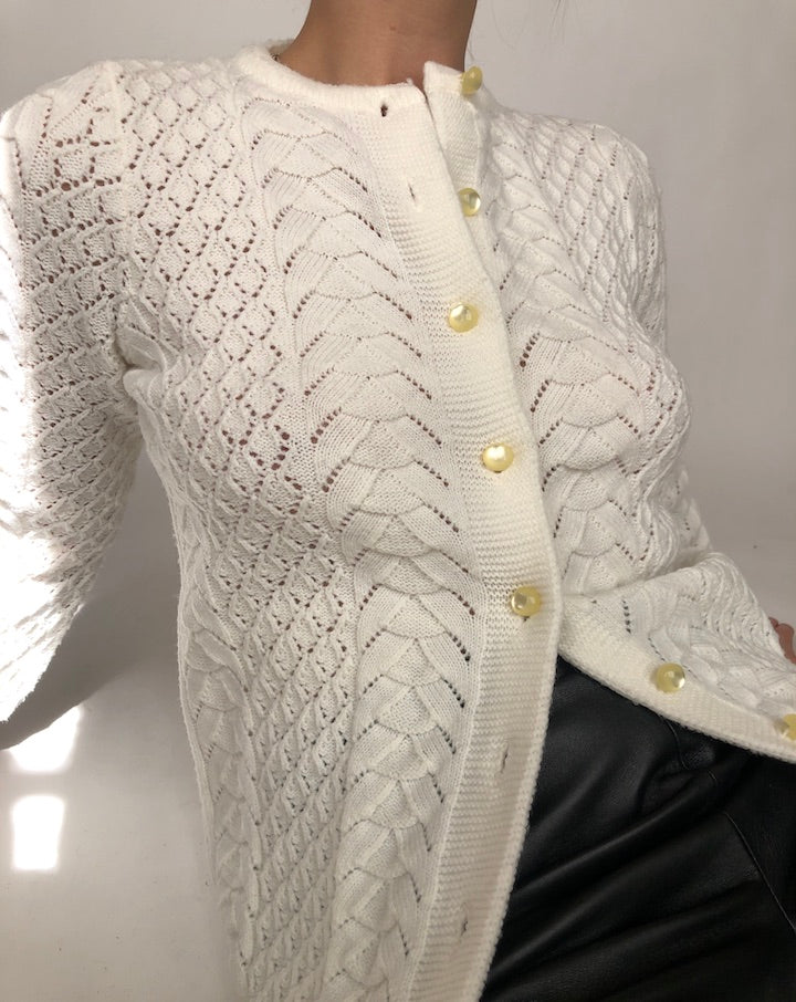 VINTAGE KNITTED CARDIGAN 397