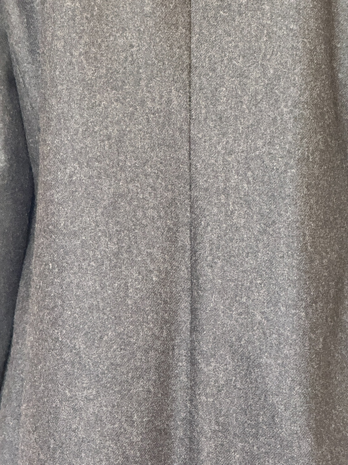 Vintage charcoal gray tailored wool blend blazer