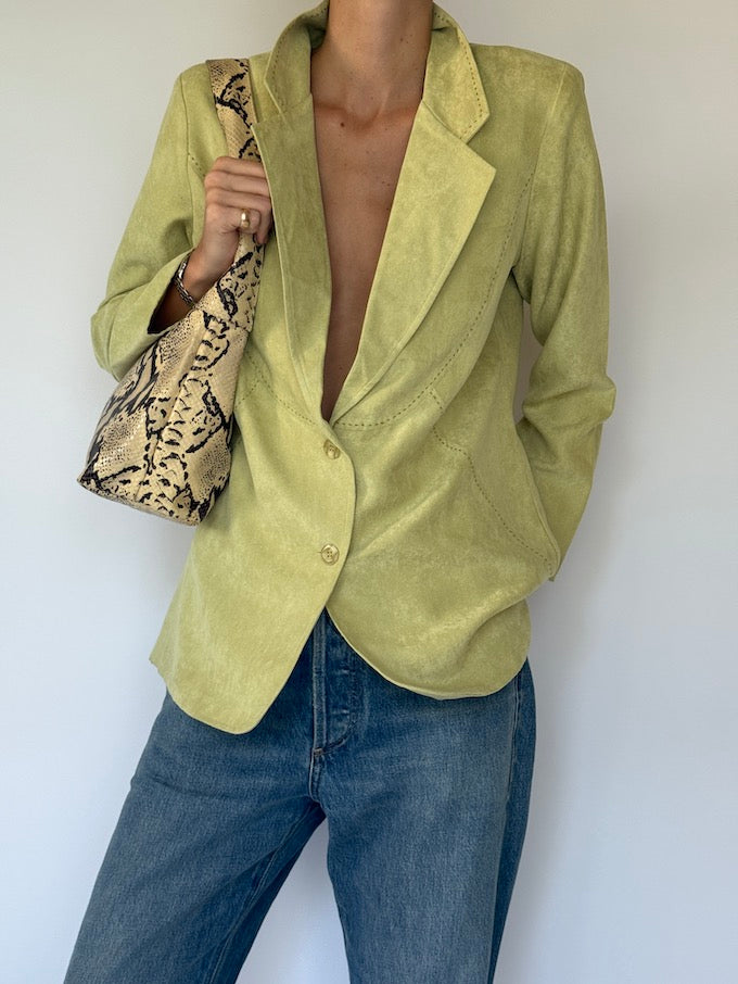 Vintage green light jacket 6074
