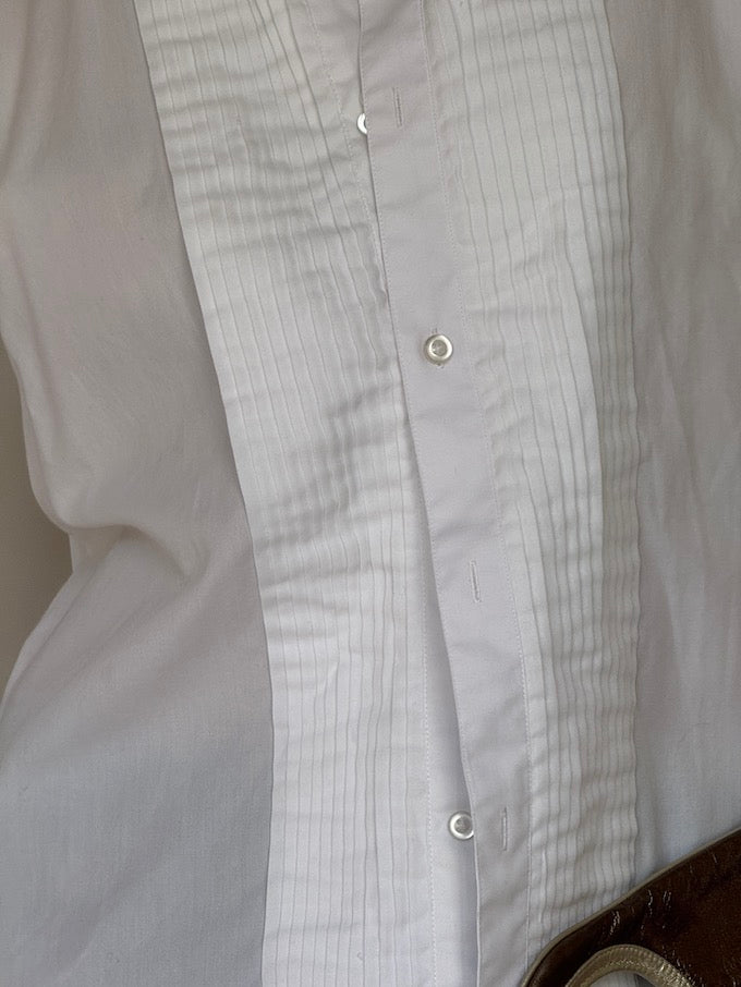 Vintage Tuxedo-Style Shirt 6617