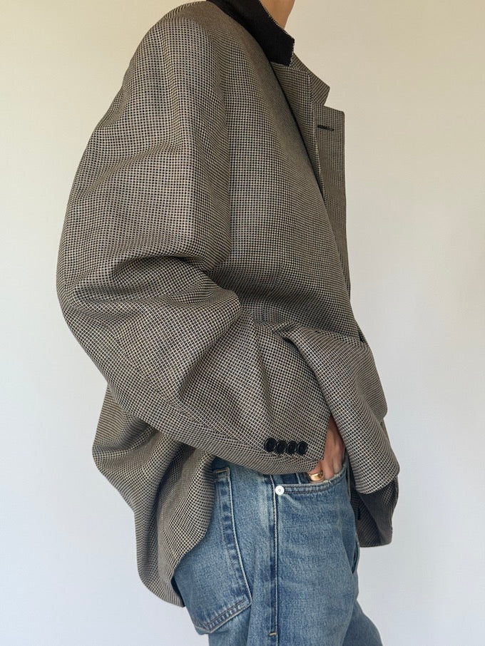 Vintage Oversized Single Breasted Blazer 5772