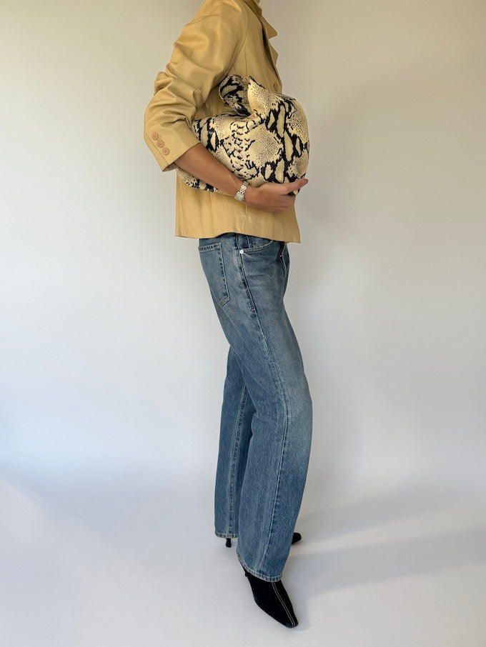 Vintage Leather Jacket Light Honey Brown 6153