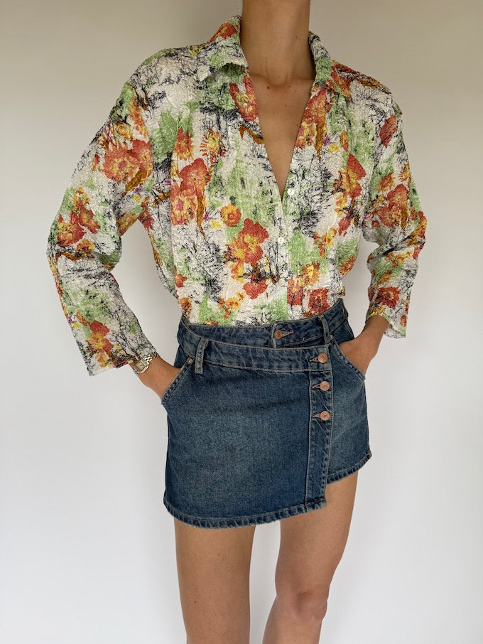 Vintage Shirt Floral 5880