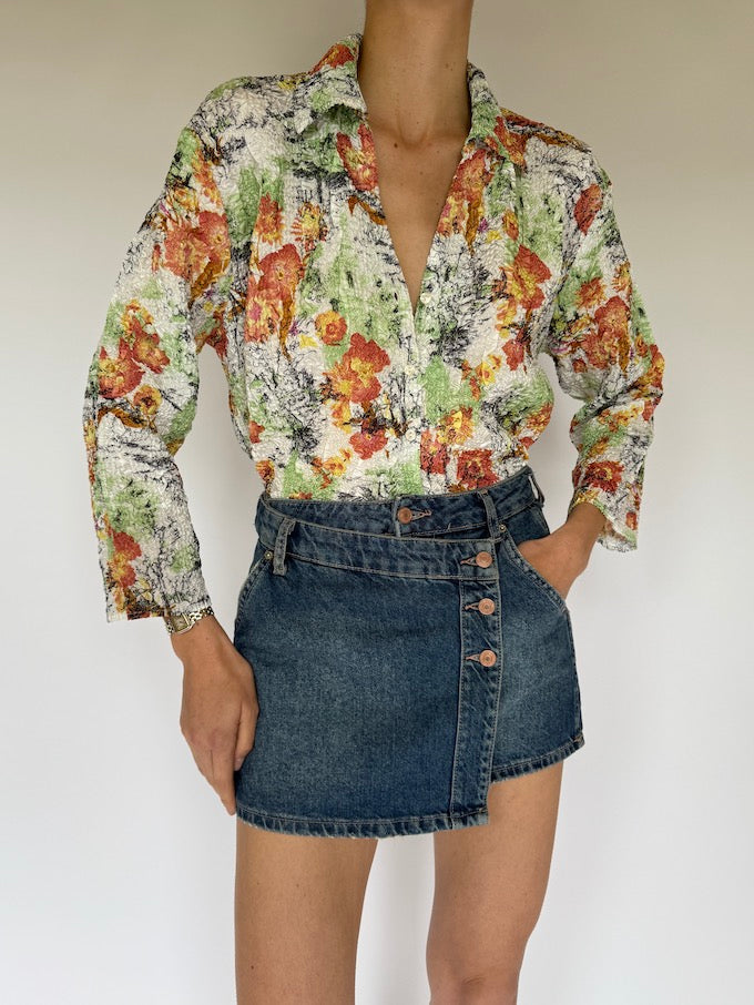 Vintage Shirt Floral 5880