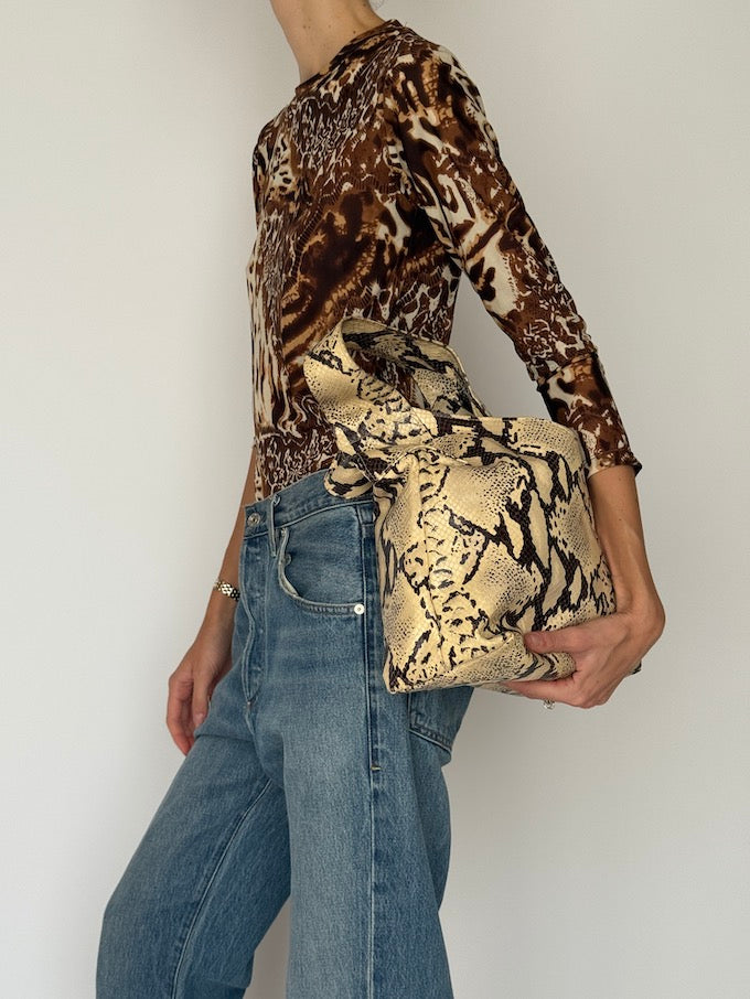 Vintage Animal Print Top 6623