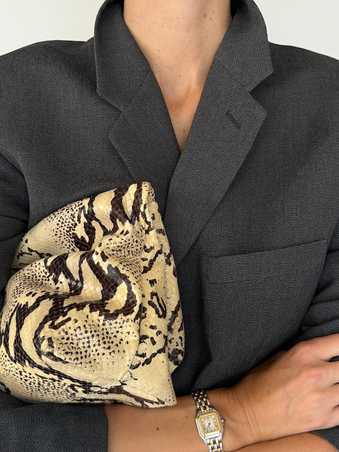 Vintage single-breasted blazer grey 6194