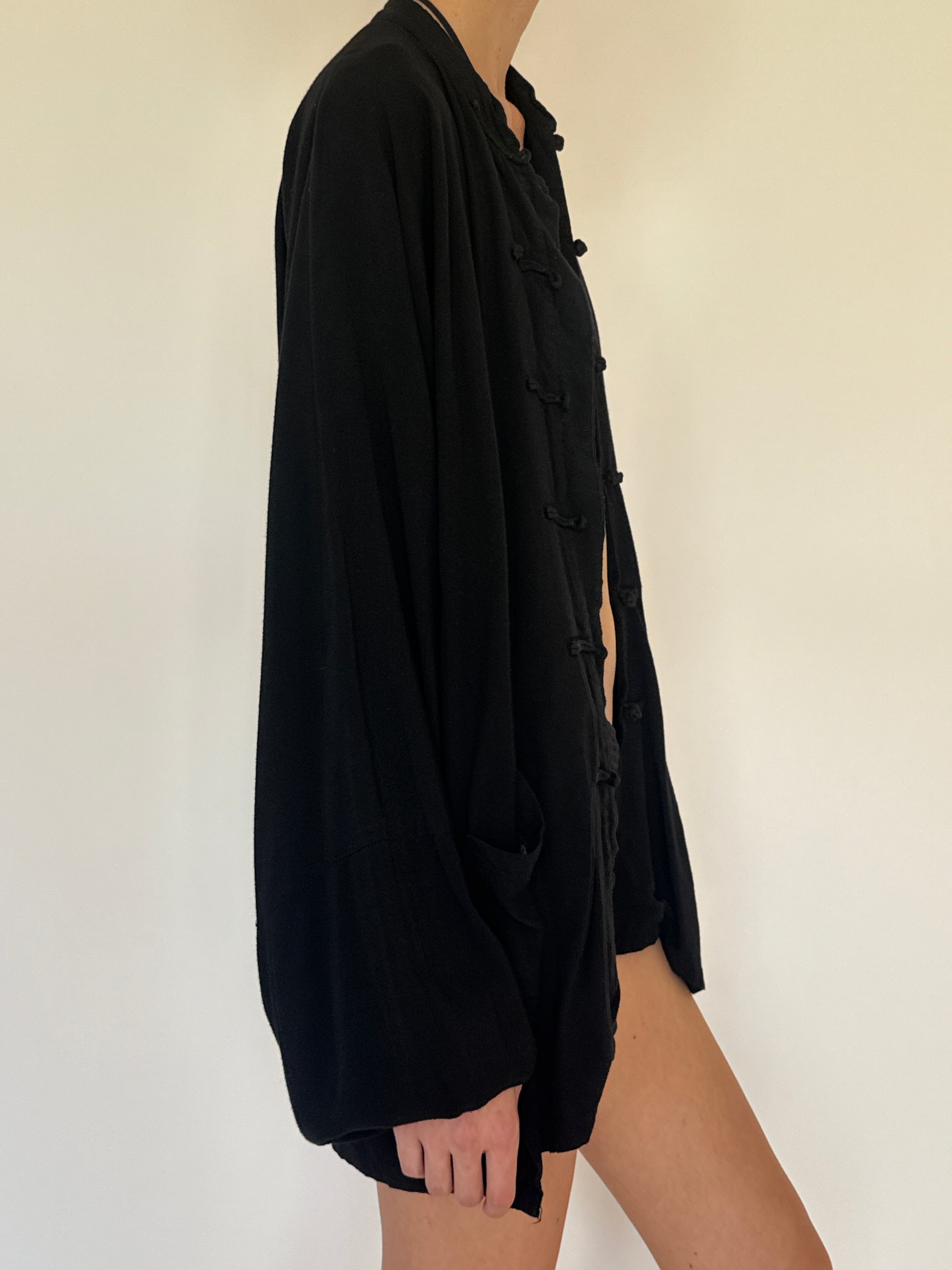 Vintage black cover up side view