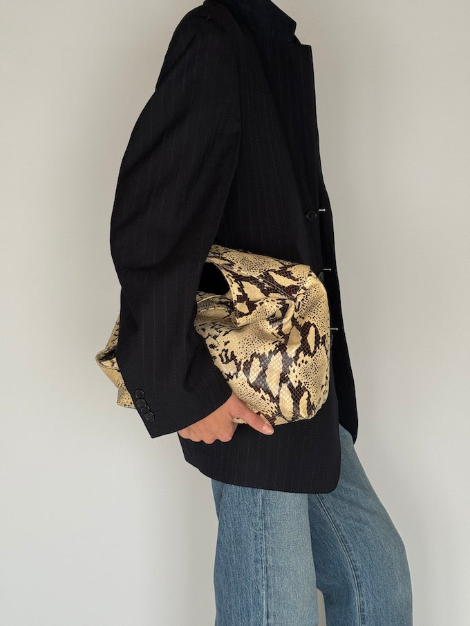 Vintage Pinstripe Blazer Navy