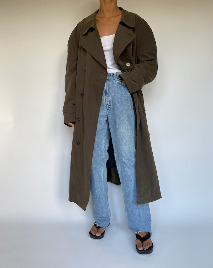 VINTAGE OVERSIZED TRENCH COAT 2903