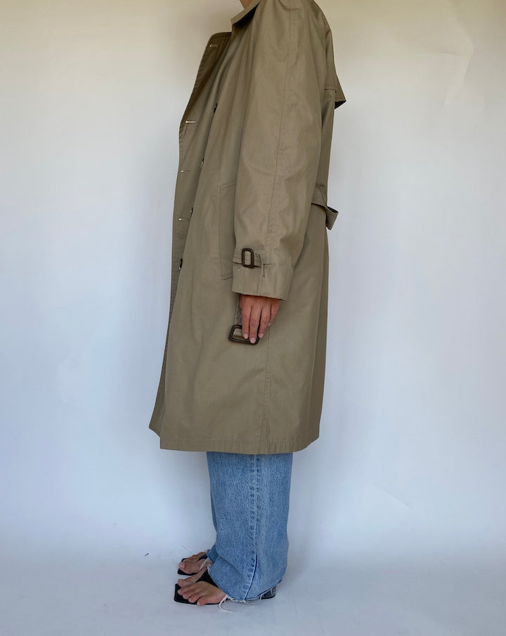 VINTAGE BEIGE TRENCH COAT 3437