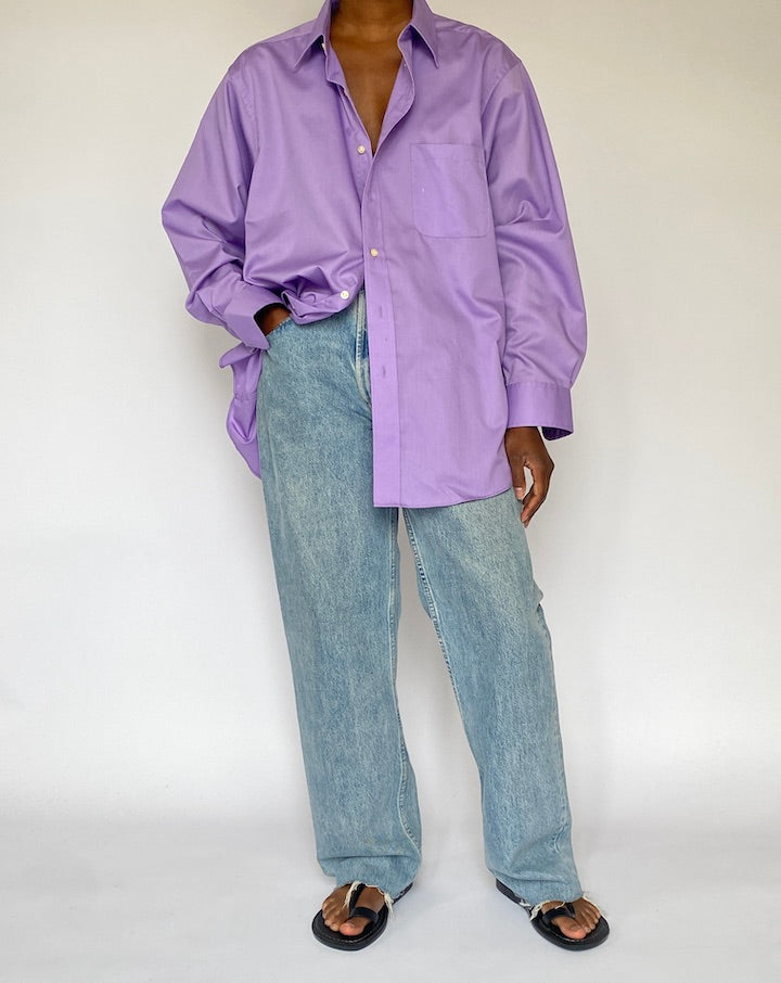 VINTAGE OVERSIZED PURPLE SHIRT 4734