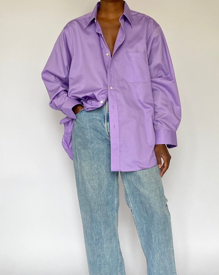 VINTAGE OVERSIZED PURPLE SHIRT 4734