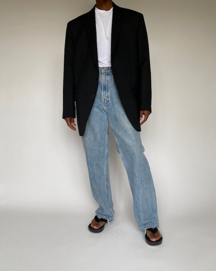 VINTAGE BLACK CALVIN KLEIN BLAZER 3850