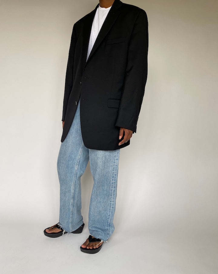 VINTAGE BLACK CALVIN KLEIN BLAZER 3850