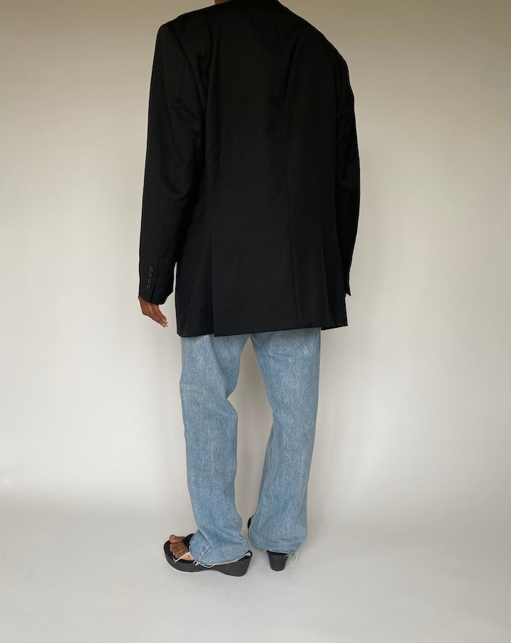 VINTAGE BLACK CALVIN KLEIN BLAZER 3850
