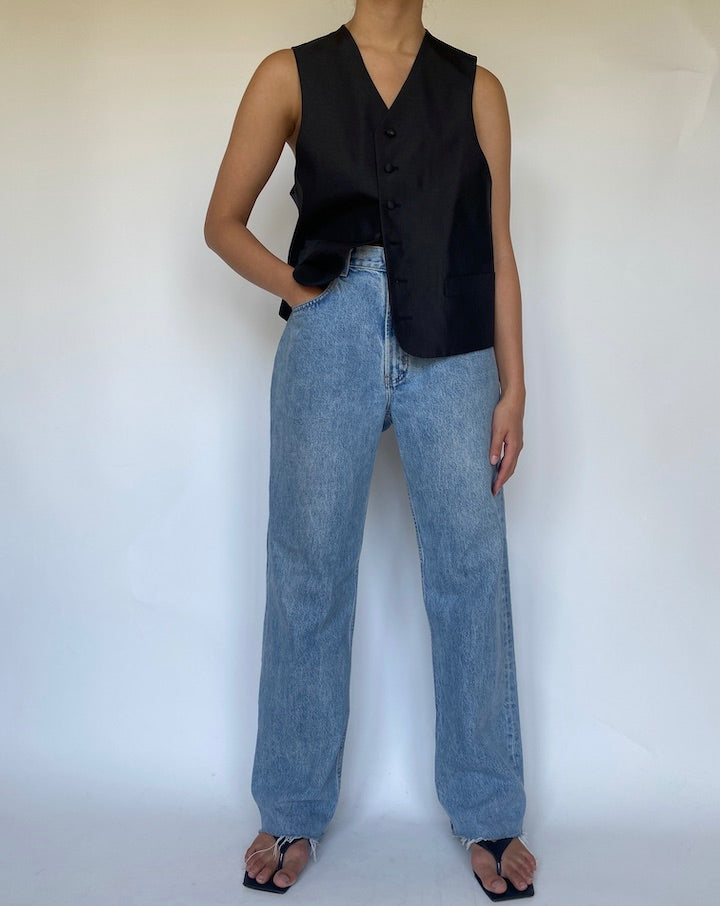 VINTAGE BLACK VEST 3449