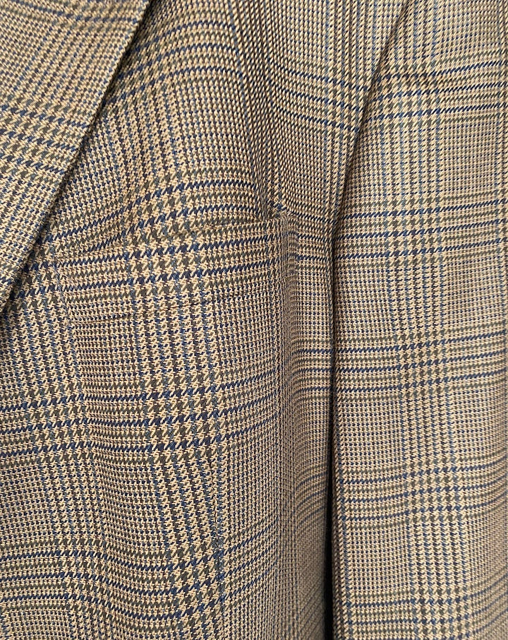 VINTAGE BROWN HOUNDSTOOTH BLAZER 3853