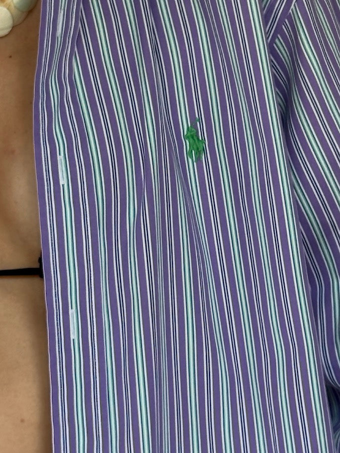 Vintage striped Ralph lauren shirt 6300