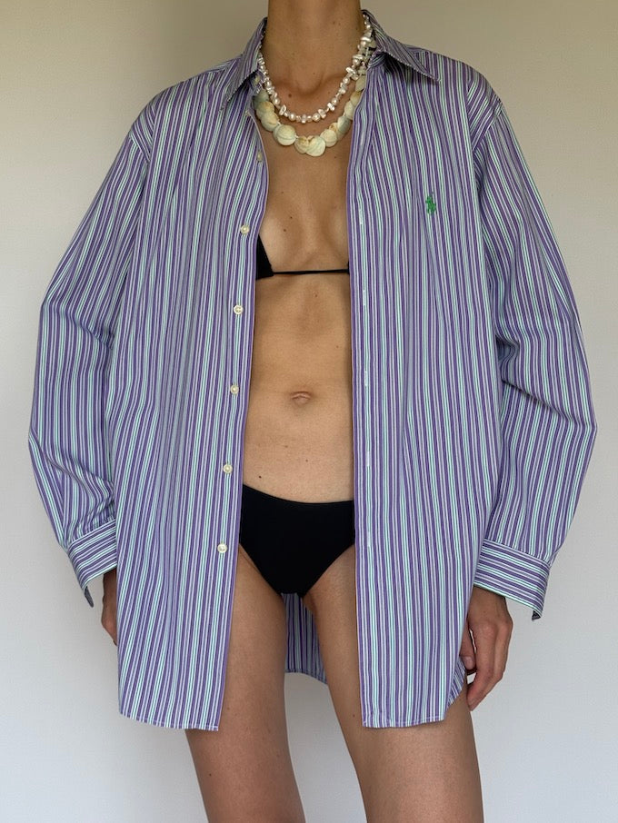 Vintage striped Ralph lauren shirt 6300