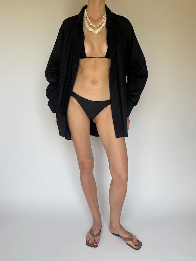 Vintage oversized black shirt 6301