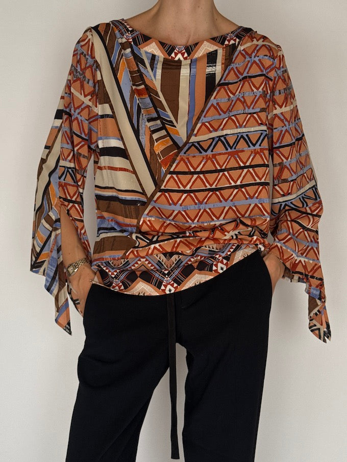 Vintage Boho Inspired Top 6040