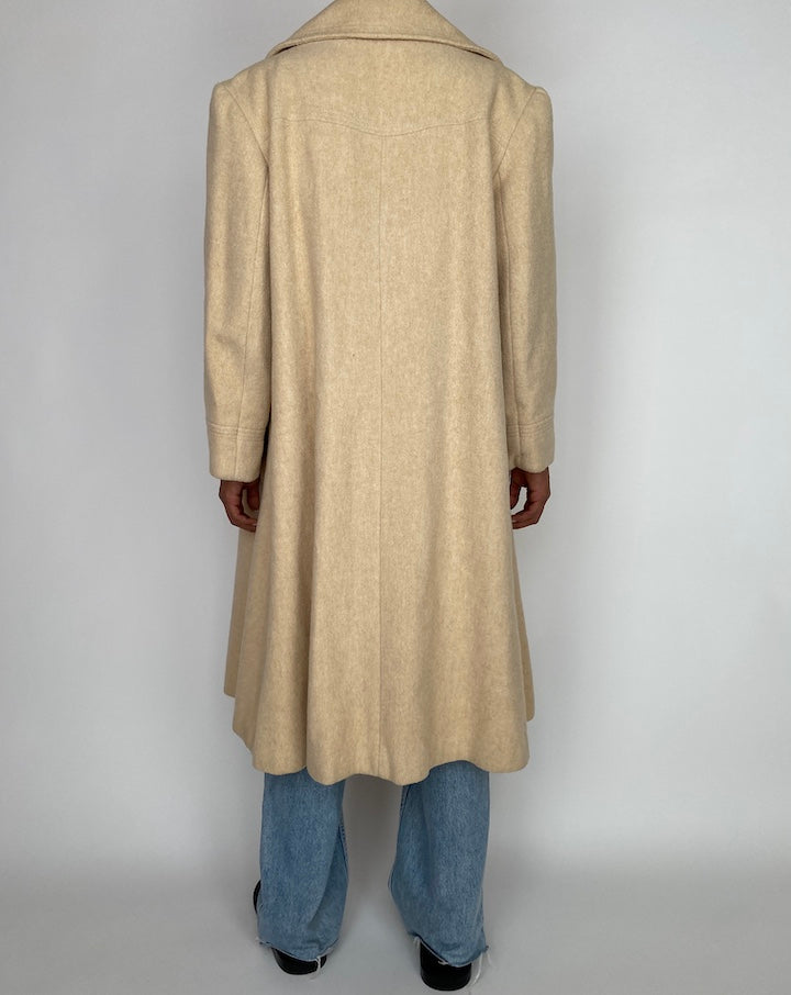VINTAGE BEIGE LONG COAT 2937