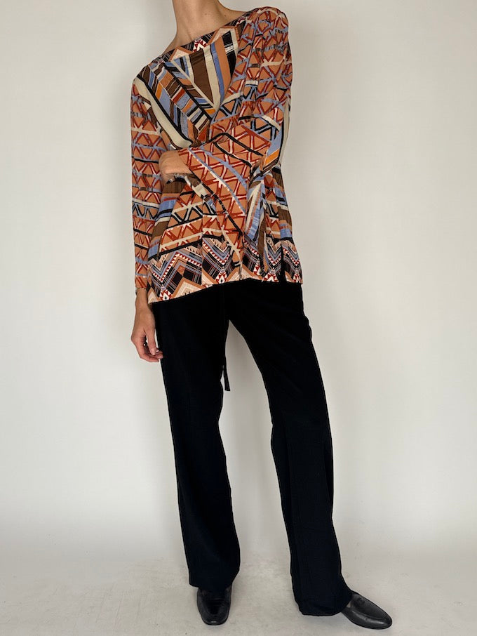 Vintage Boho Inspired Top 6040