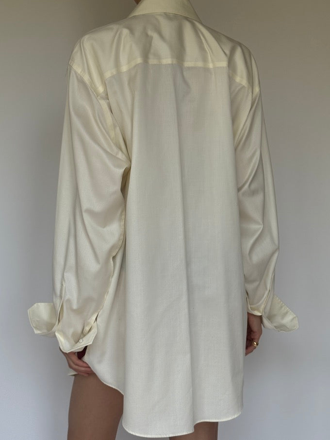 Vintage oversized shirt cream